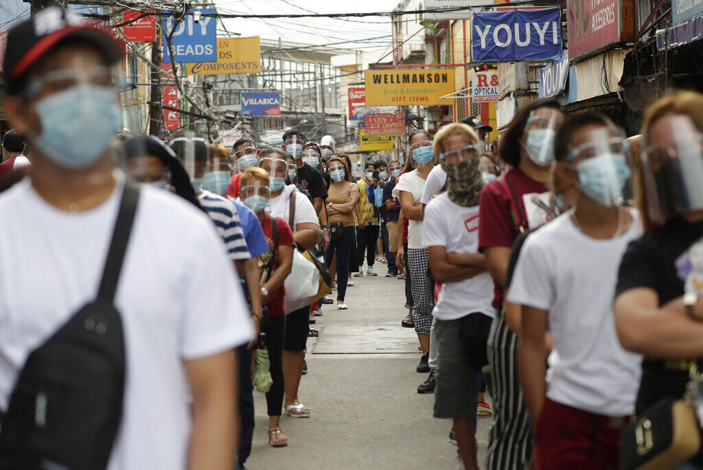 APTOPIX Virus Outbreak Philippines Catholic Procession